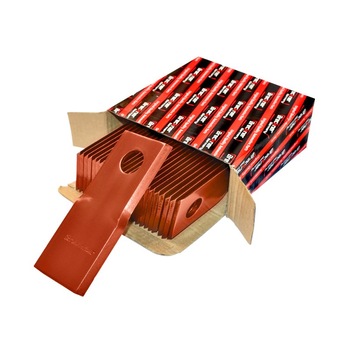 Set 25 buc lame cositoare rotativa stanga 126x47x4mm 20mm Breckner Germany Set 25 buc lame cositoare rotativa stanga 126x47x4mm 20mm Breckner Germany