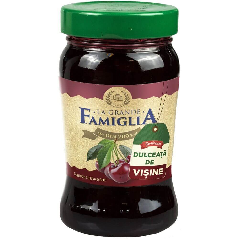 Dulceata de Visine La Grande Famiglia, 360 g