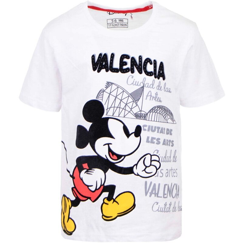 Tricou alb, Valencia, Mickey Mouse
