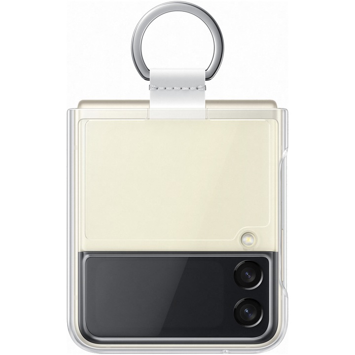 Калъф Samsung Clear Cover с пръстен за Galaxy Z Flip3, Transparent