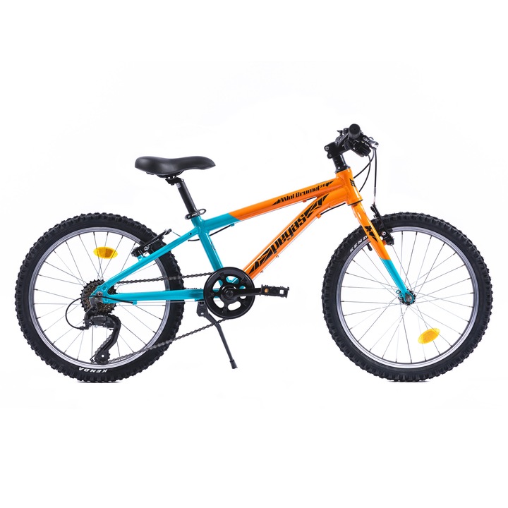 Велосипед Pegas Mini Drumet 20", MTB за деца, Оранжев/Тюркоаз