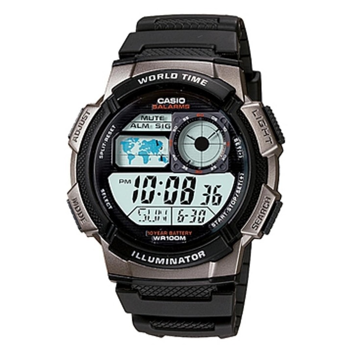 Мъжки часовник Casio Digital AE-1000W-1BVDF