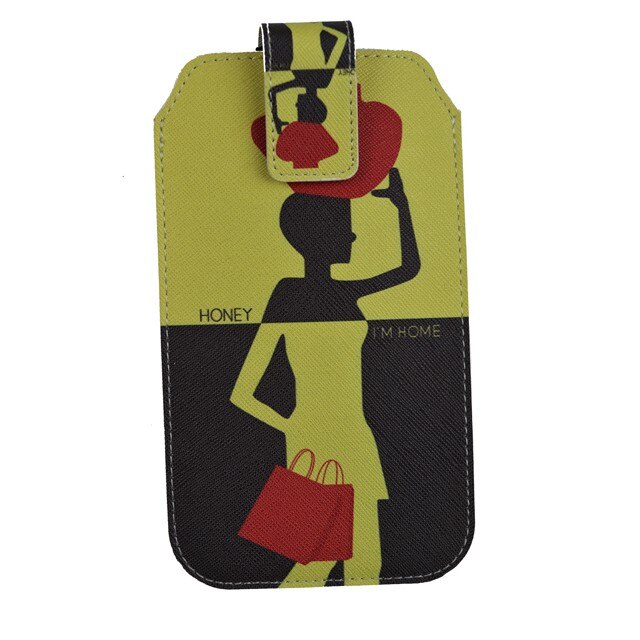 Husa Pouch Mobile Tuning Universala L, Model Woman