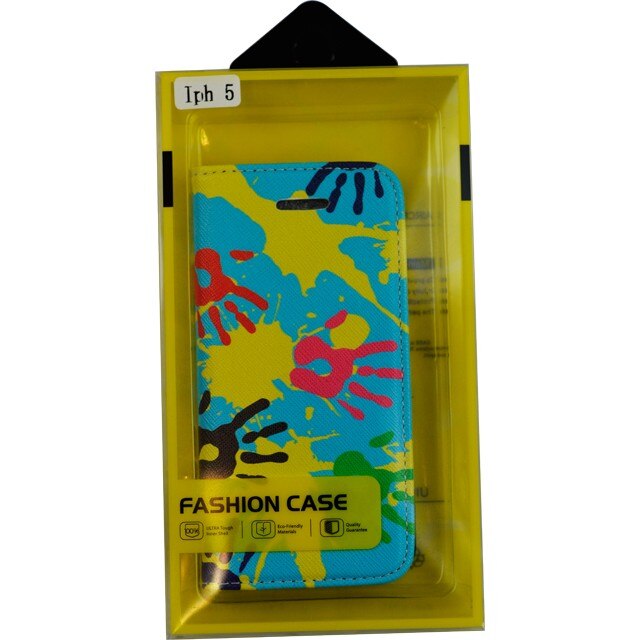 Husa Book Pocket Magnetic Lock Mobile Tuning pentru Iphone 5, Model Hands