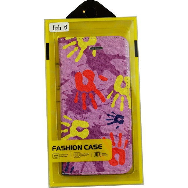 Husa Book Pocket Magnetic Lock Mobile Tuning pentru Iphone 6, Model Hands