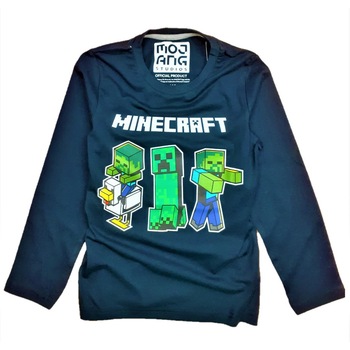 Bluza Minecraft Mojang TNT, Bleumarin Bluza Minecraft Mojang TNT, Bleumarin