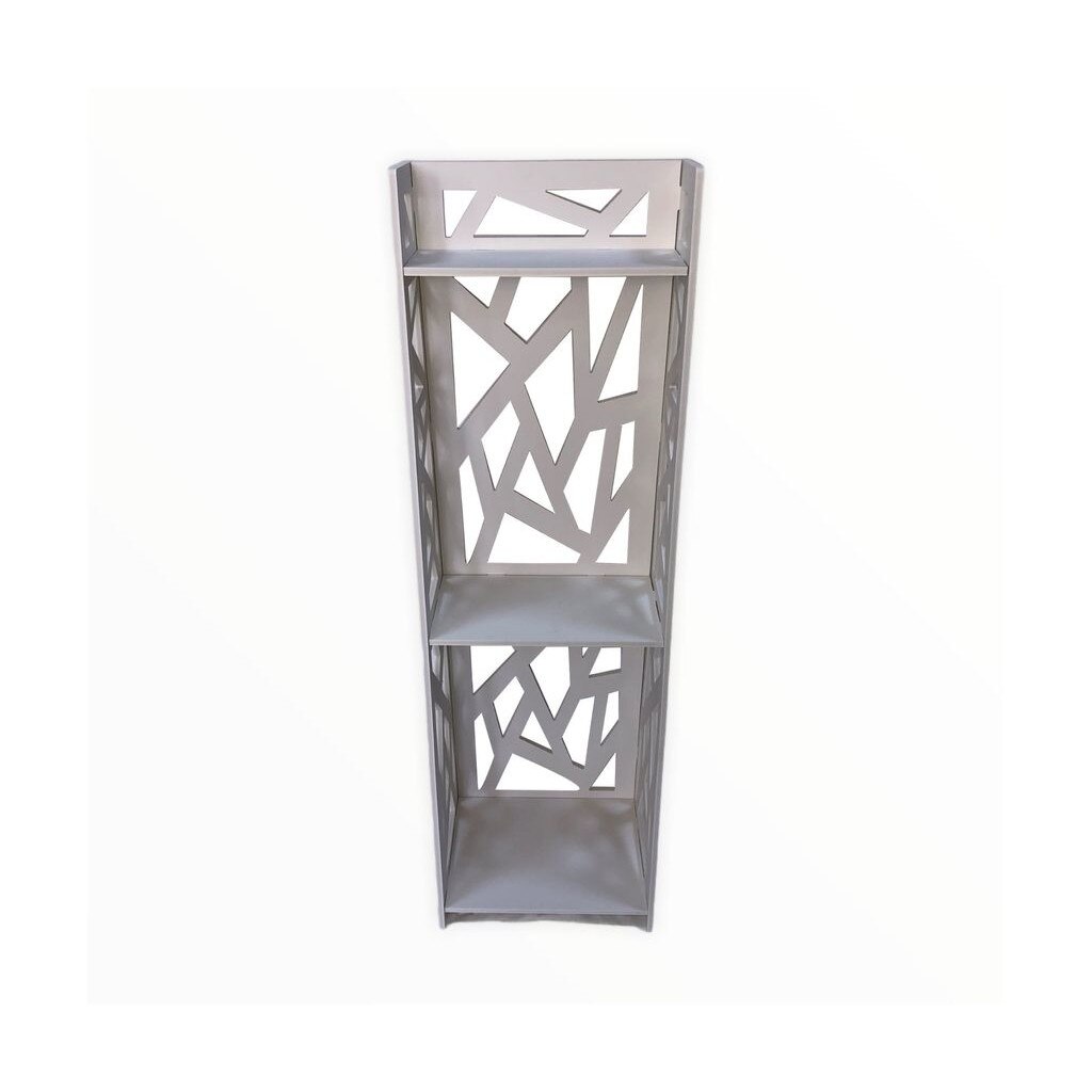 Etajera cu 3 rafturi, Accent ,110505, Alb, 30x30x65 cm