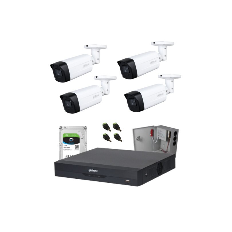 Kit complet supraveghere 5MP 4 camere