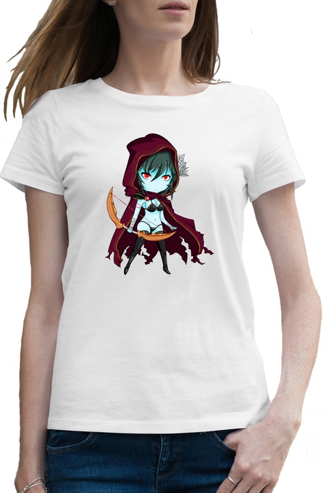 Дамска тениска Dota 2 Traxex Ranged Agility Hero Dota2v, Бял