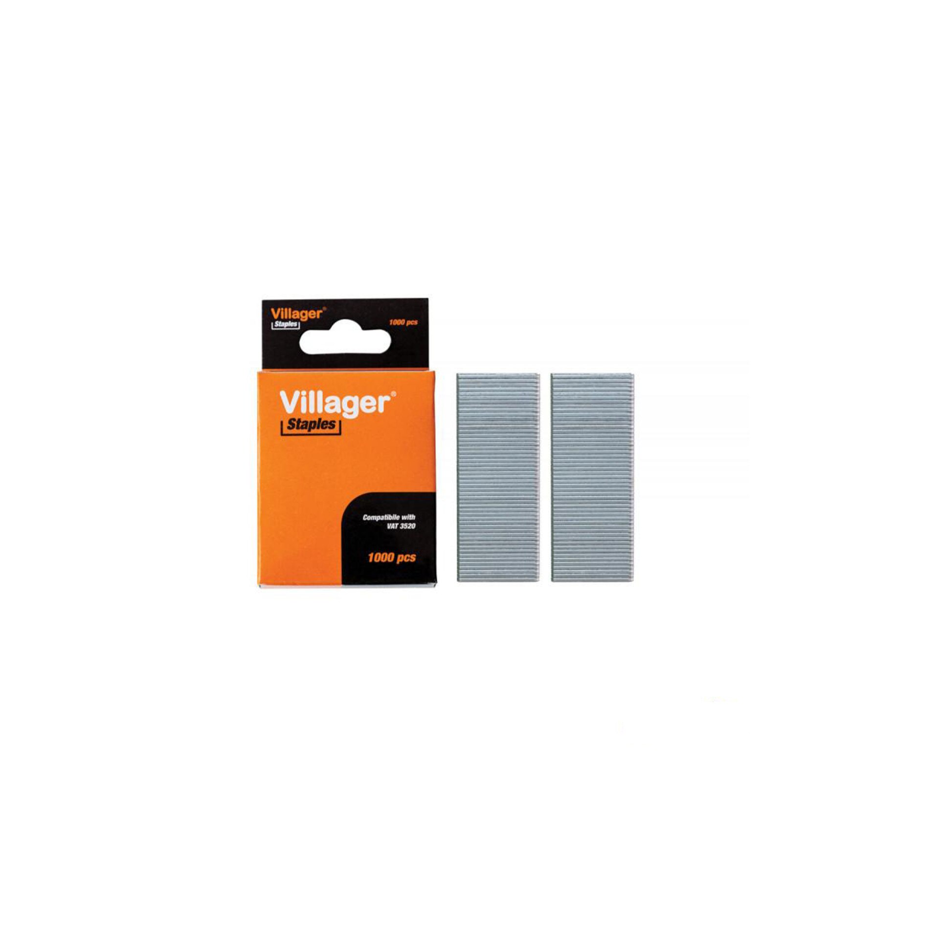 Set capse pentru capsator fara fir - 25 mm, 1000 bucati Villager VL060649