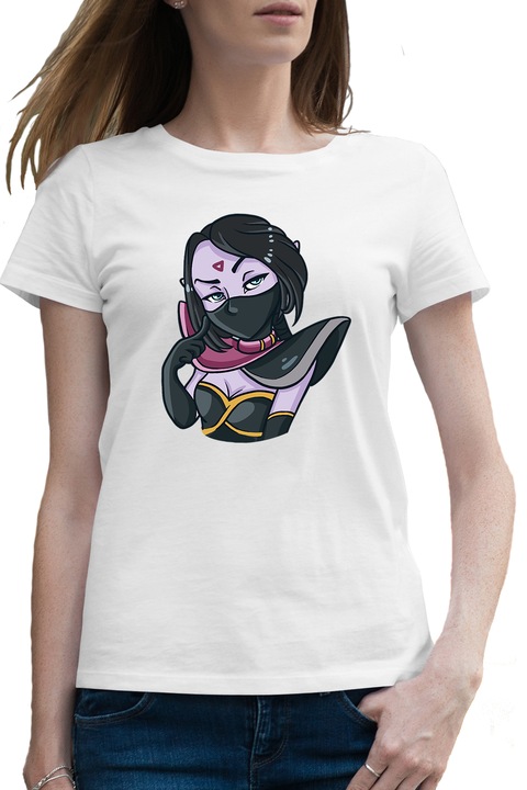 Дамска тениска Dota 2 Lanaya Templar Assassin Hero Dota2v, Бял
