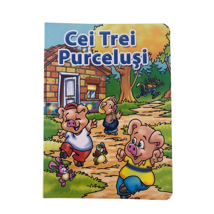 Carte ilustrata pentru copii, Cei Trei Purcelusi, cartonata, BBL2832