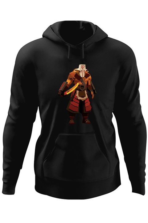 Мъжки суичър Juggernaut Dota 2 Defense of the Ancients Hero, черен, размер XL