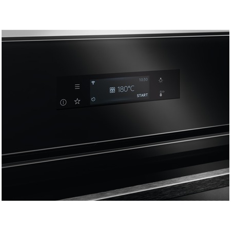 Cuptor incorporabil AEG BSE788380B, Electric, 70 l, Autocuratare abur, SteamBoost, Control touch, Timer electronic, Conectivitate WiFi, Clasa A++, Negru