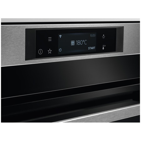 Cuptor incorporabil AEG BSE778380M, Electric, 72 l, Autocuratare pirolitica, SteamCrisp, Afisaj digital, Timer electronic, Conectivitate WiFi, Clasa A+, Inox antiamprenta