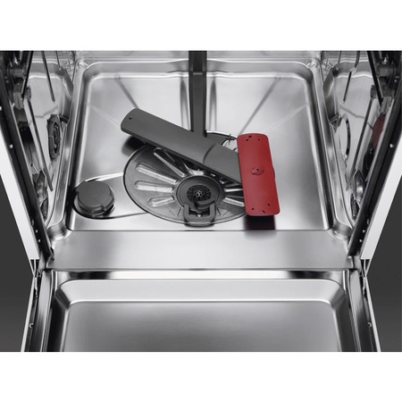 Masina de spalat vase semi-incorporabila AEG FEE84706PM, 15 seturi, 9 programe, Clasa C, AirDry, SprayZone, Afisaj digital, Motor Inverter, SatelliteClean, 60 cm