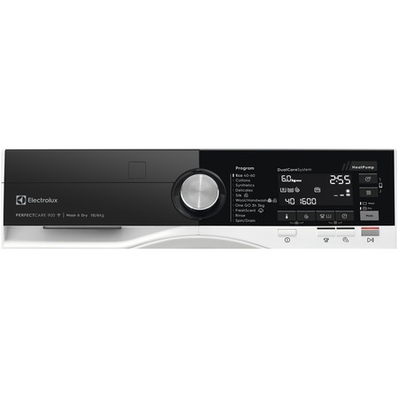 Masina de spalat rufe cu uscator Electrolux EW9W161BC, Spalare 10 Kg, Uscare 6 Kg, 1600 rpm, Clasa C, DelicateCare, UltraCare, DualCare, SteamCare, SensiCare, Alb