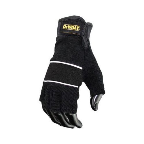 Manusi de protectie marime L, Performance Half Finger, Dewalt, DPG213
