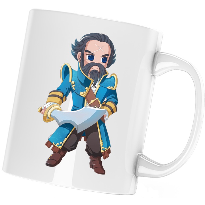 Cana Dota 2 Admiral Kunkka Valve Game Dota2, бяла, 330 мл