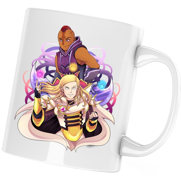 Cana Dota 2 Anti Mage Valve Artwork Cartoon, бял, 330 мл