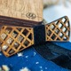 Papion din Lemn HH293, Handmade, in Cutie Premium