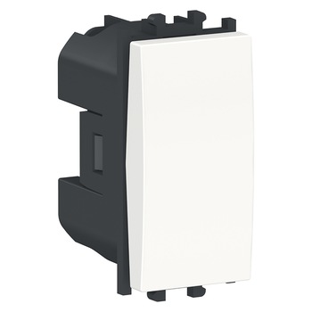 Intrerupator cu revenire, 1M, alb, EASY Intrerupator cu revenire, 1M, alb, EASY