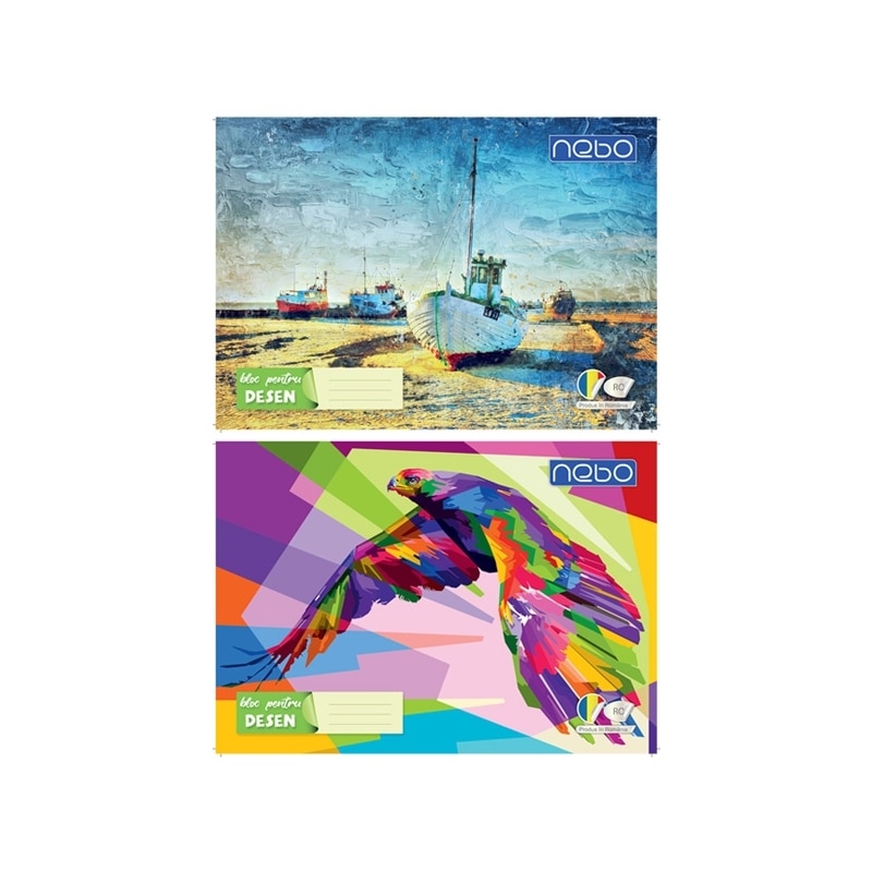 Set 10 Bloc desen A3, 16 file, 170g, Nebo