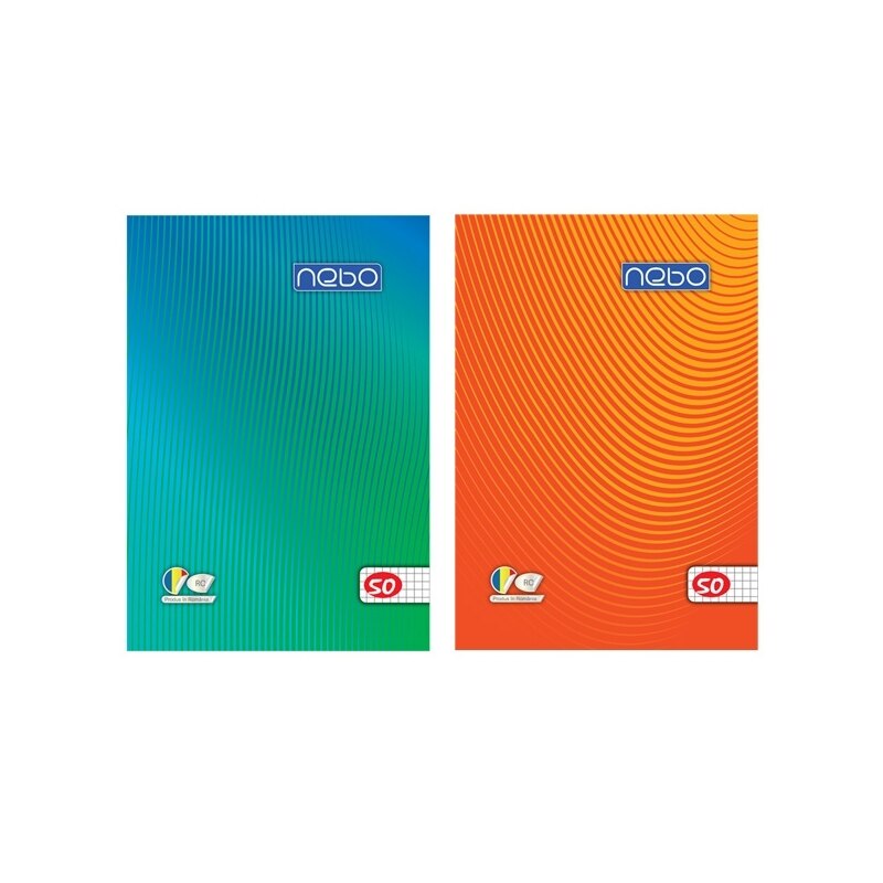 Set 20 Blocnotes matematica, A6 cu spira, 50 file, Nebo