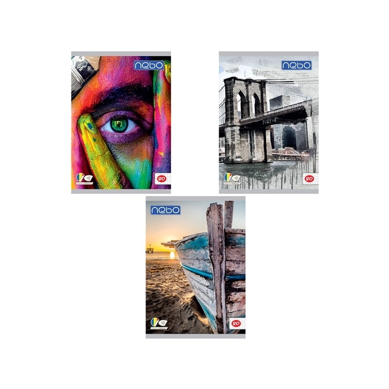 Set 10 Caiete A4 de matematica, 80 file, Nebo