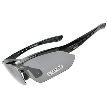 Ochelari polarizati Rockbros cu 5 lentile interschimbabile, Negru Ochelari polarizati Rockbros cu 5 lentile interschimbabile, Negru