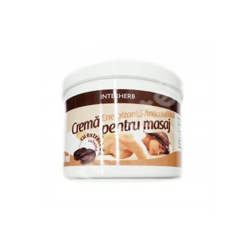 Crema Corp Energizanta Anticelulitica Pentru Masaj Interherb, 500 ml Crema Corp Energizanta Anticelulitica Pentru Masaj Interherb, 500 ml