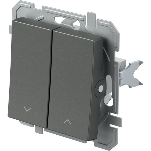 Buton actionare jaluzele, antracit, fara rama