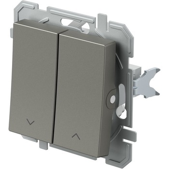 Buton actionare jaluzele, titan, fara rama Buton actionare jaluzele, titan, fara rama