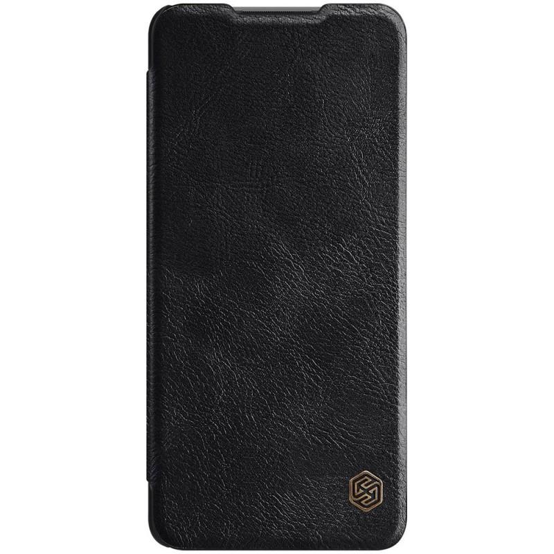 Husa Nillkin Qin Leather compatibila cu Xiaomi Redmi Note 10 Pro Black