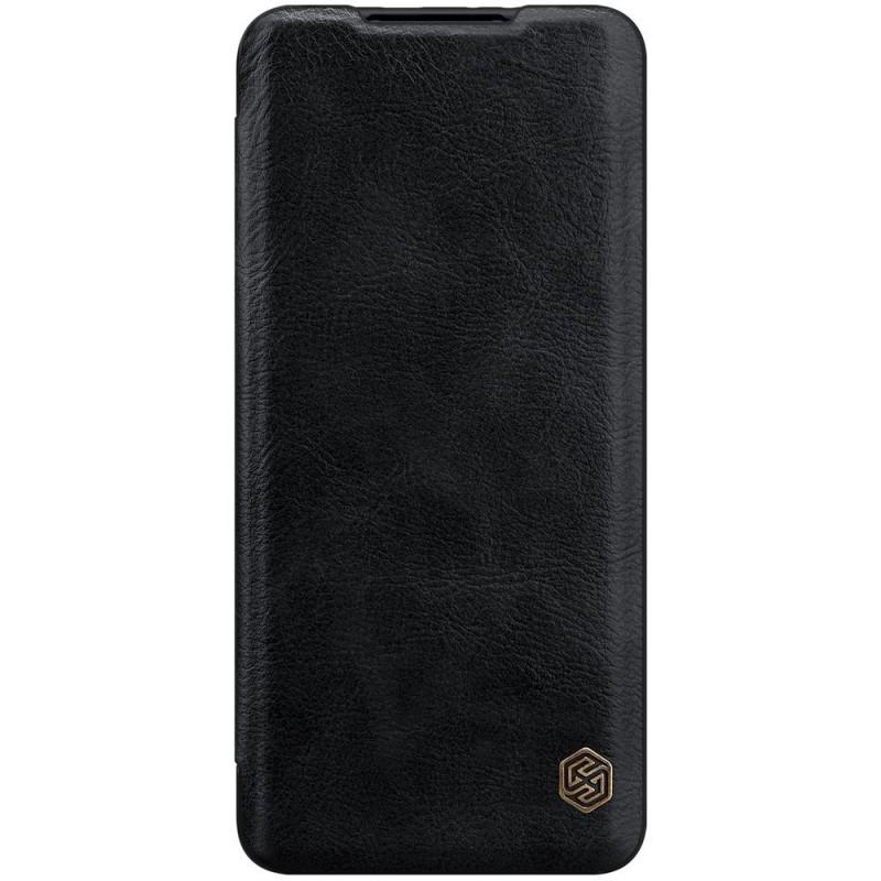 Husa Nillkin Qin Leather compatibila cu Xiaomi Mi 11 Lite/Mi 11 Lite 5G Black
