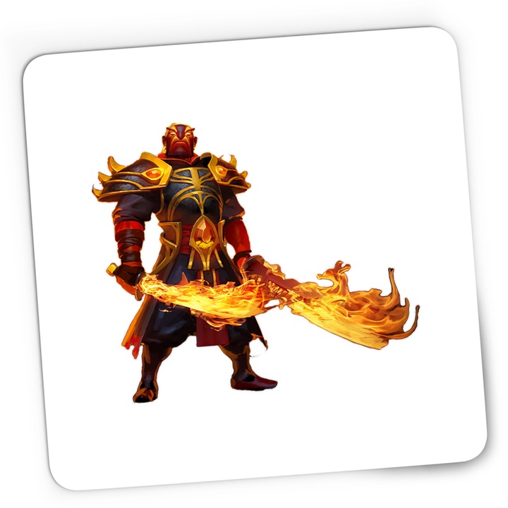 Mousepad Gaming Dota 2 Xin Spirit Ember Hero Sabii Foc Dota2, 21x19 cm