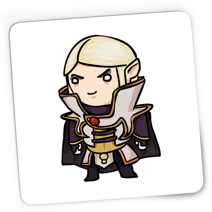 Гейминг подложка за мишка Dota 2 Invoker Trainer Chibi Fan Art, 21x19 см