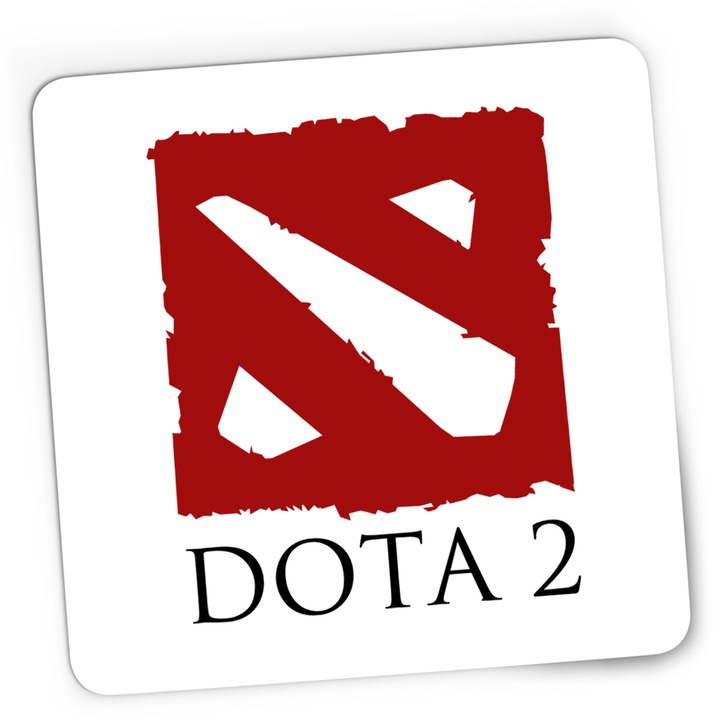Mousepad Gaming Logo Dota 2 Defense of the Ancients Emblem, 21x19 cm