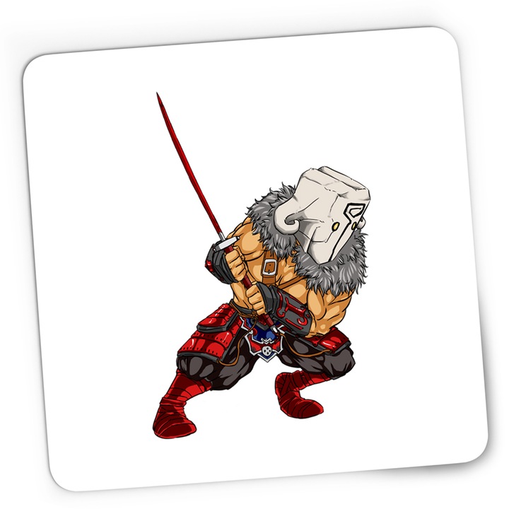 Подложка за мишка Gaming Dota 2 Juggernaut Hero Samurai Katana Dota2, 21x19 cm
