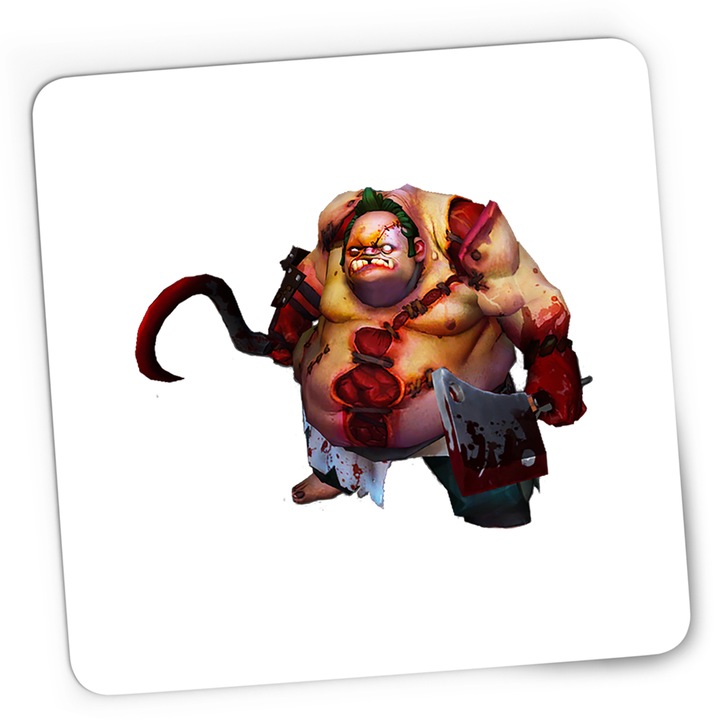 Подложка за мишка Gaming Dota 2 Pudge Macelar Hero Horror Halloween Dota2, 21x19 cm