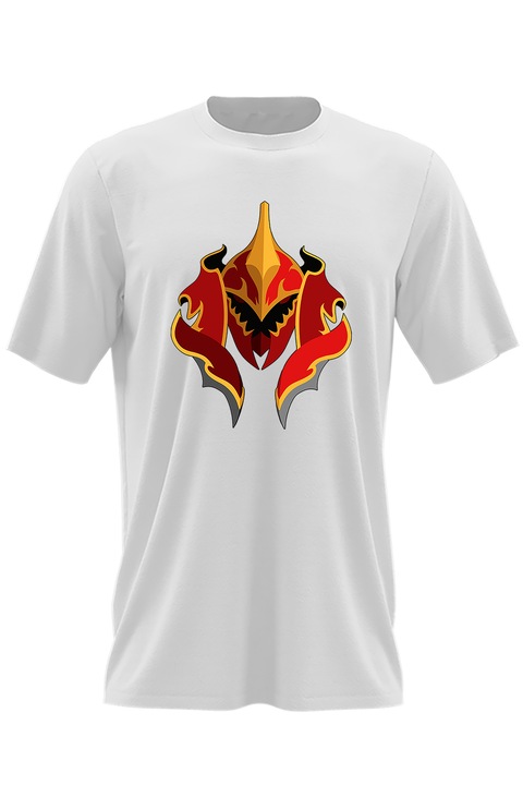 Мъжка тениска Dota 2 Helmet Defense of the Ancients Dota2v, Бял