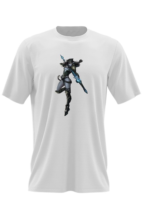 Мъжка тениска Dota 2 Lyralei Windranger Heroes Dota2 Gamev, Бял