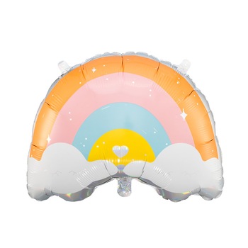 Balon Folie Curcubeu, Multicolor, 55x40 cm Balon Folie Curcubeu, Multicolor, 55x40 cm
