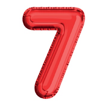 Balon din Folie de aluminiu, Rosu, Cifra 7, diametru 40 cm, Robentoys Balon din Folie de aluminiu, Rosu, Cifra 7, diametru 40 cm, Robentoys