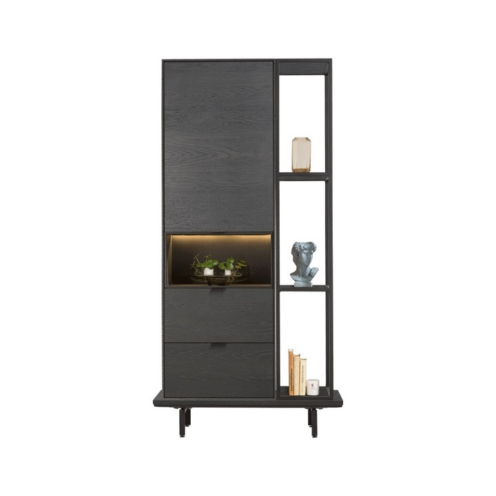 Etajera Metal Elements, CESIMEX, 300x450x1800, Negru