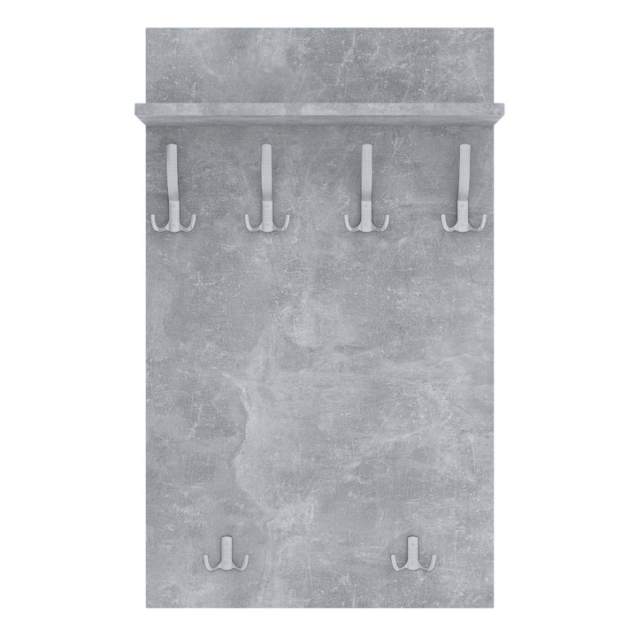 Cuier, PVC/MDF, 100 cm x 60 cm, Gri