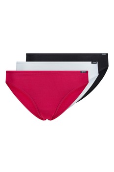 Skiny, Set de chiloti uni - 3 perechi, Rosu/Alb/Negru Skiny, Set de chiloti uni - 3 perechi, Rosu/Alb/Negru