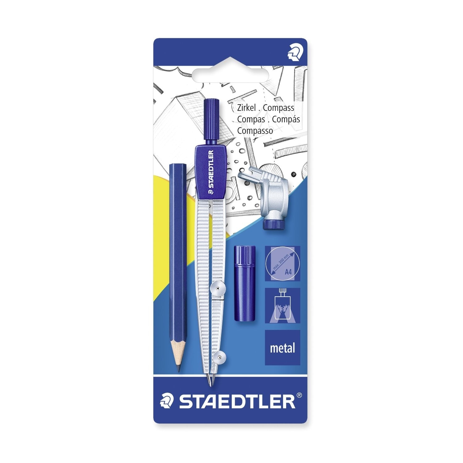 Compas scolar Staedtler ST-550-60-BK