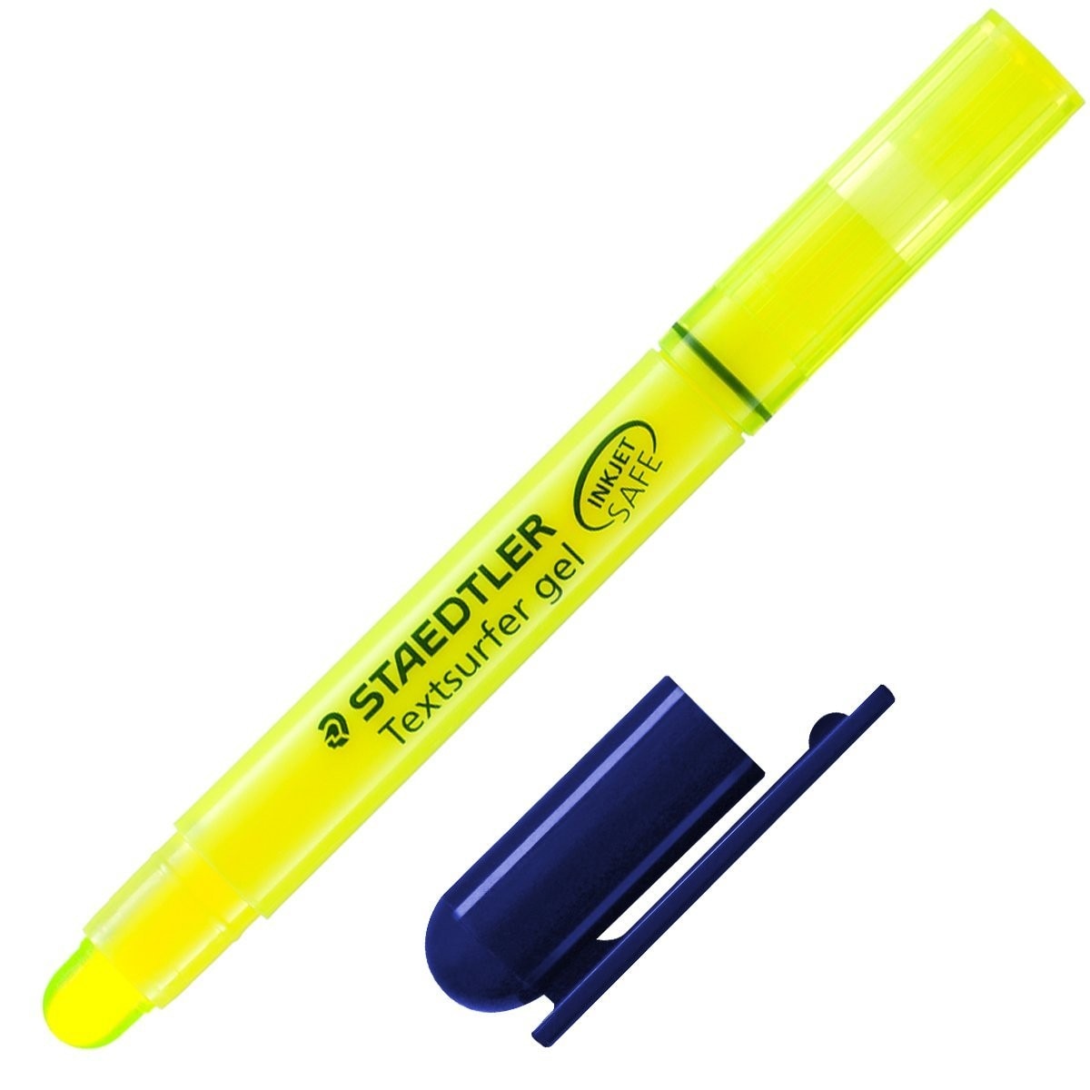 Textmarker evidentiator cu gel Staedtler galben ST264