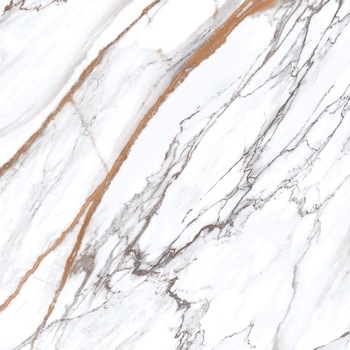 Gresie portelanata finisaj lucios Ohio Gold tip Marmura, 60.8x60.8 cm, culoare alb cu maro, 1.49 MP/cutie Gresie portelanata finisaj lucios Ohio Gold tip Marmura, 60.8x60.8 cm, culoare alb cu maro, 1.49 MP/cutie